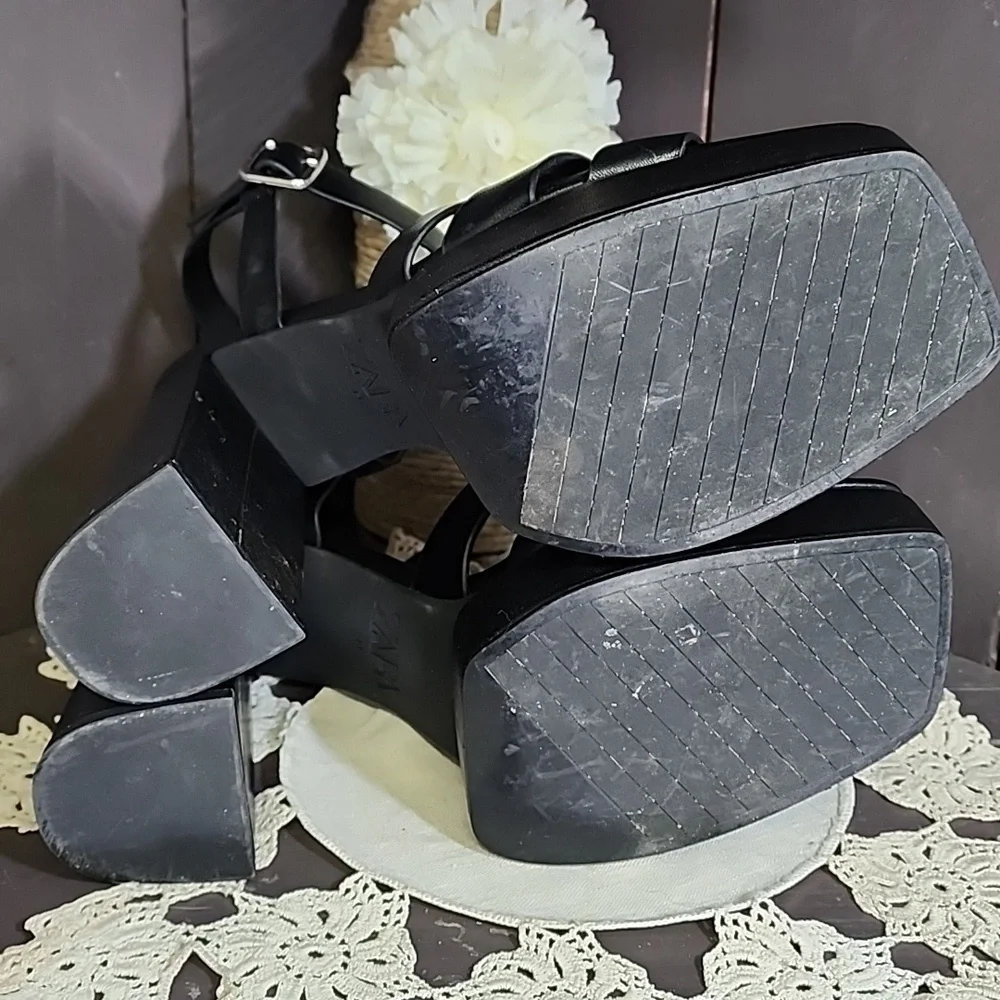 ZARA platform sandal size 41